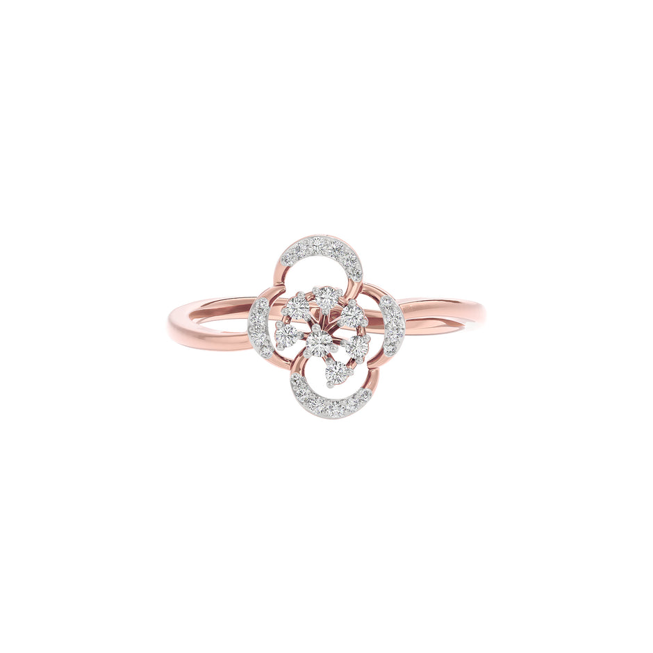 Regal Desire Diamond Ring 18 KT / Rose Gold / 22