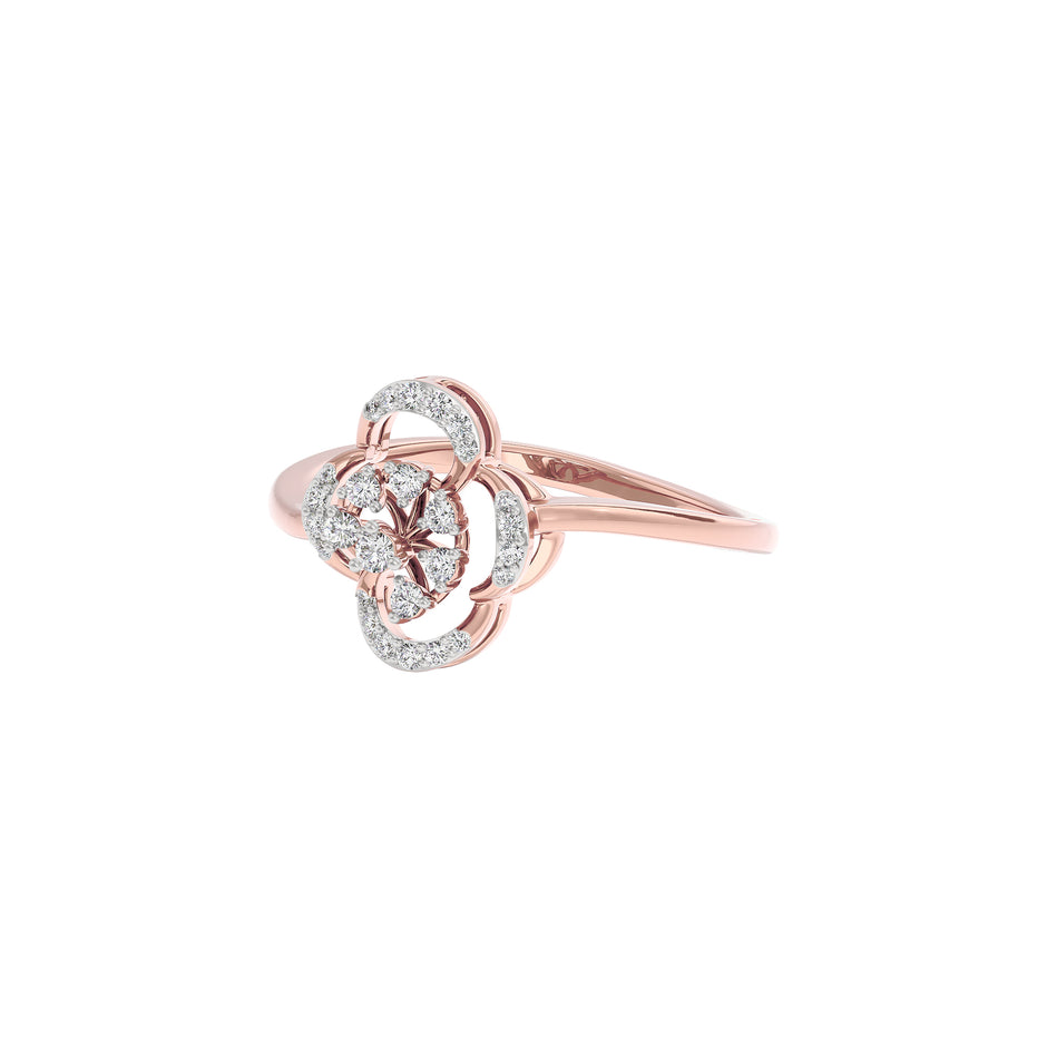 Regal Desire Diamond Ring 18 KT / Rose Gold / 22