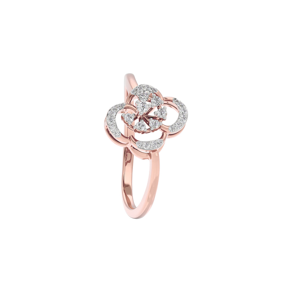 Regal Desire Diamond Ring 18 KT / Rose Gold / 22