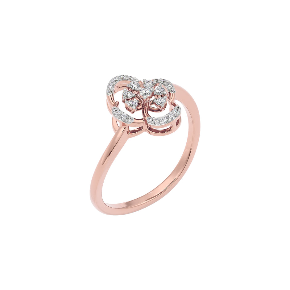 Regal Desire Diamond Ring 18 KT / Rose Gold / 22