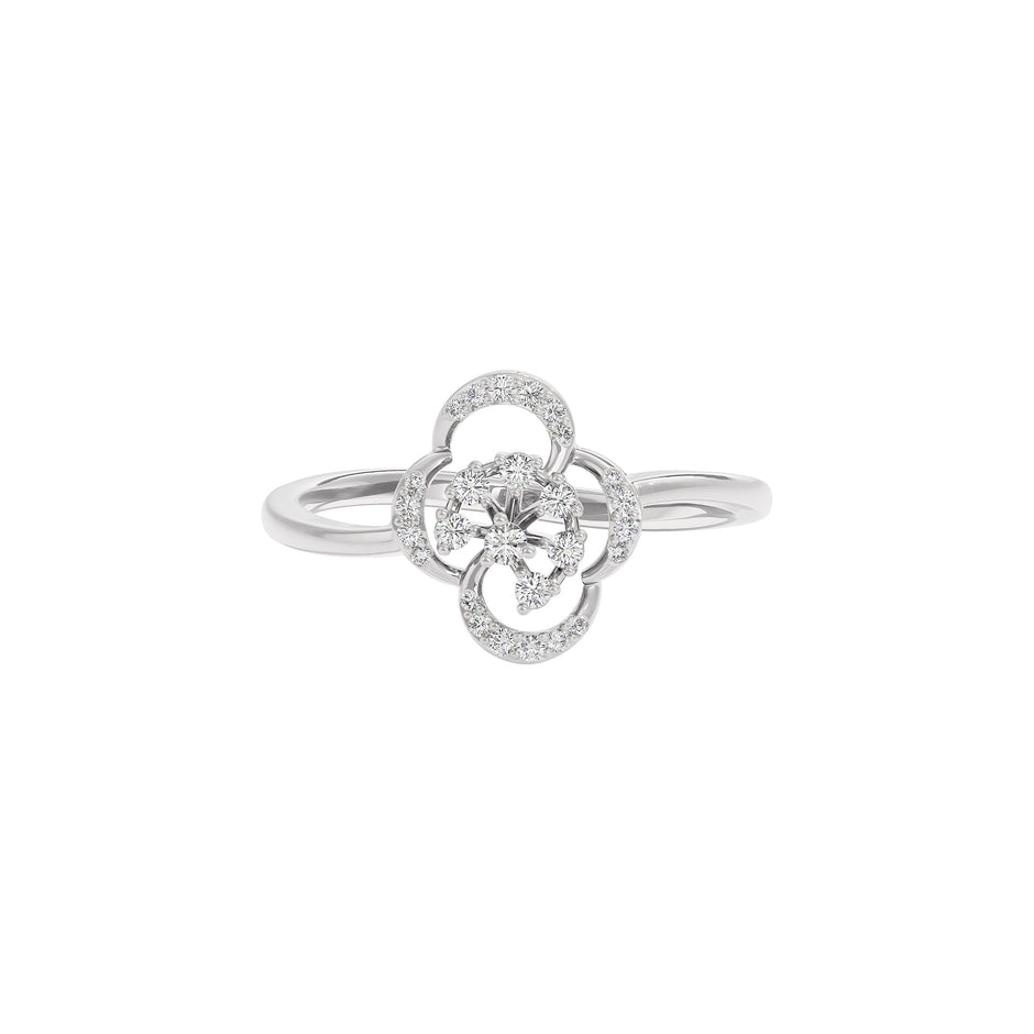 Regal Desire Diamond Ring 18 KT / White Gold / 22