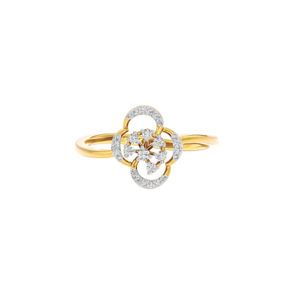 Regal Desire Diamond Ring 18 KT / Yellow Gold / 22