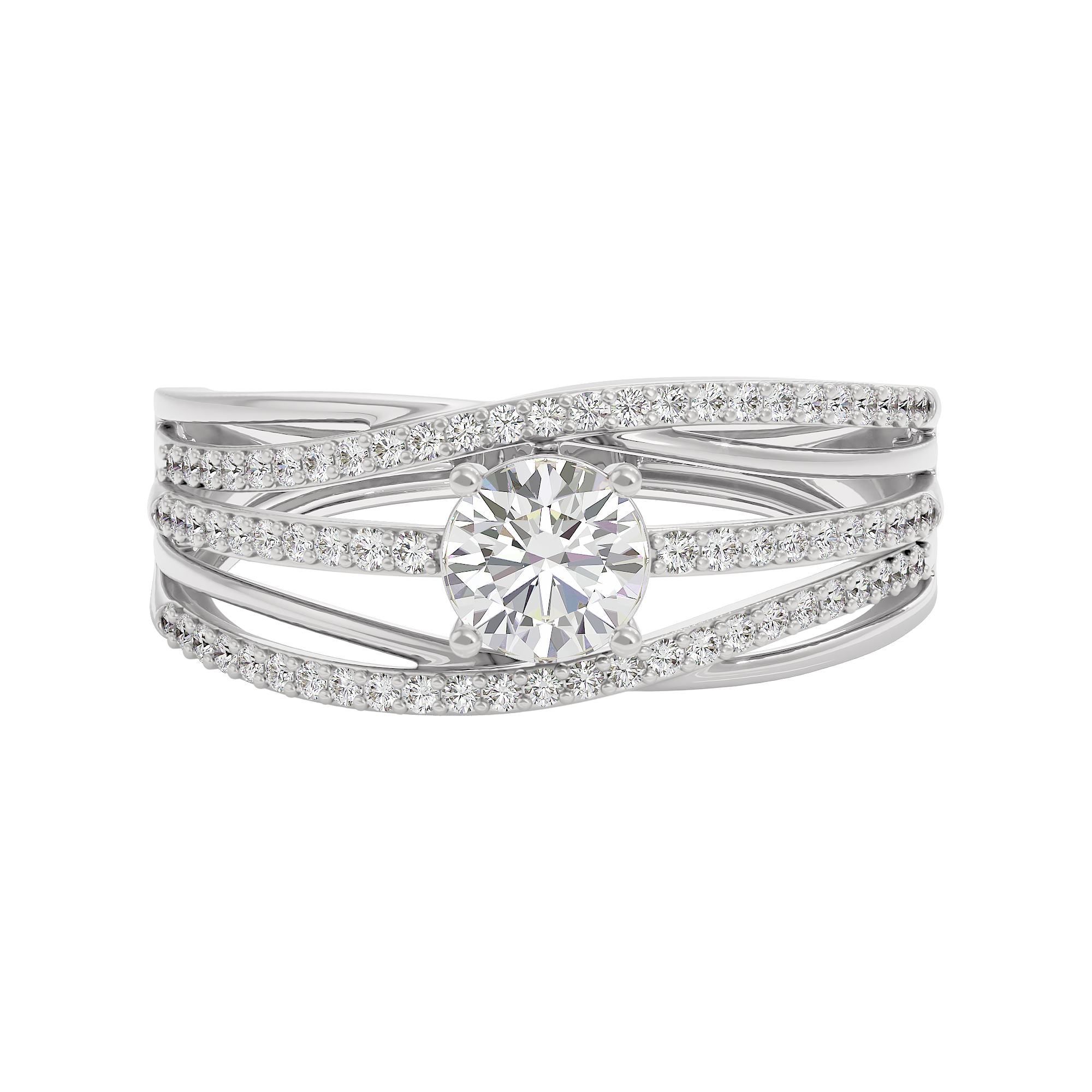 Moonlight Spark Diamond Ring