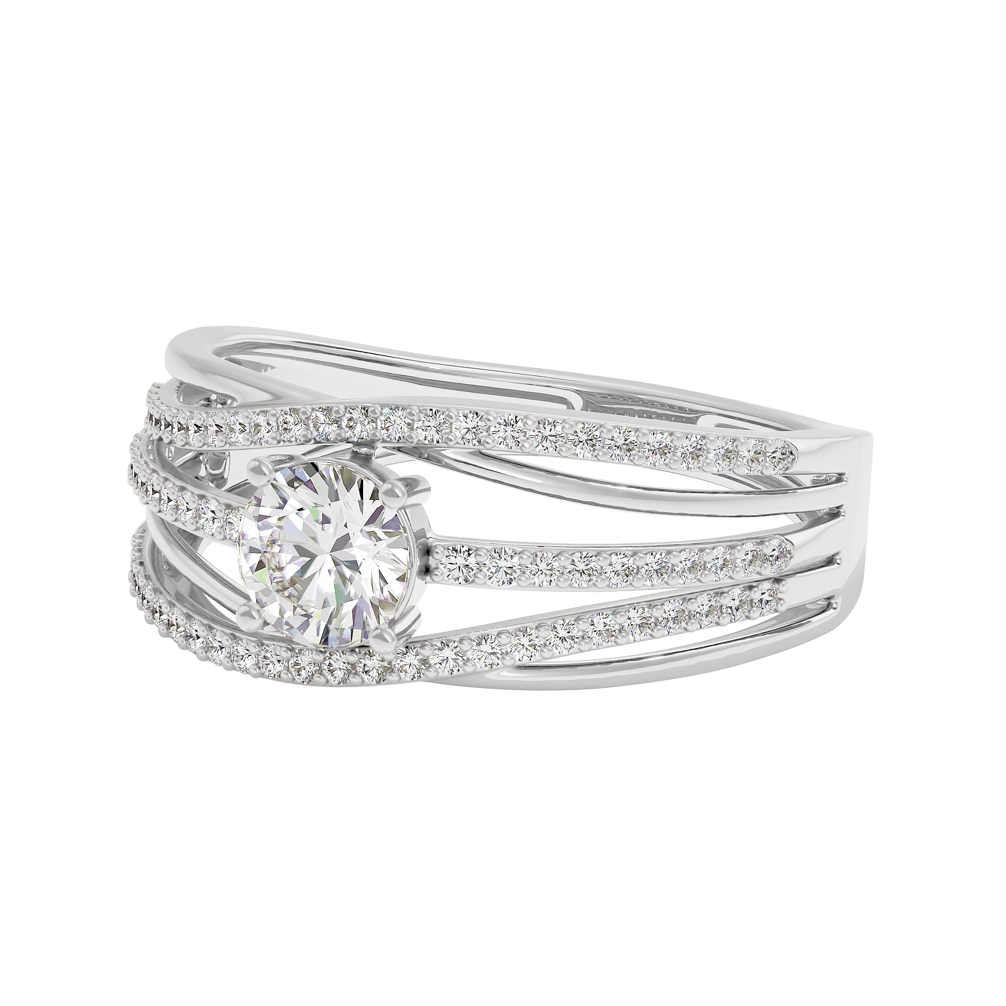 Moonlight Spark Diamond Ring