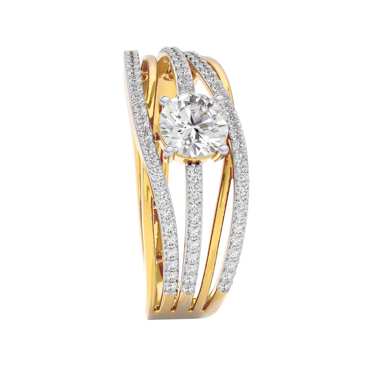 Moonlight Spark Diamond Ring