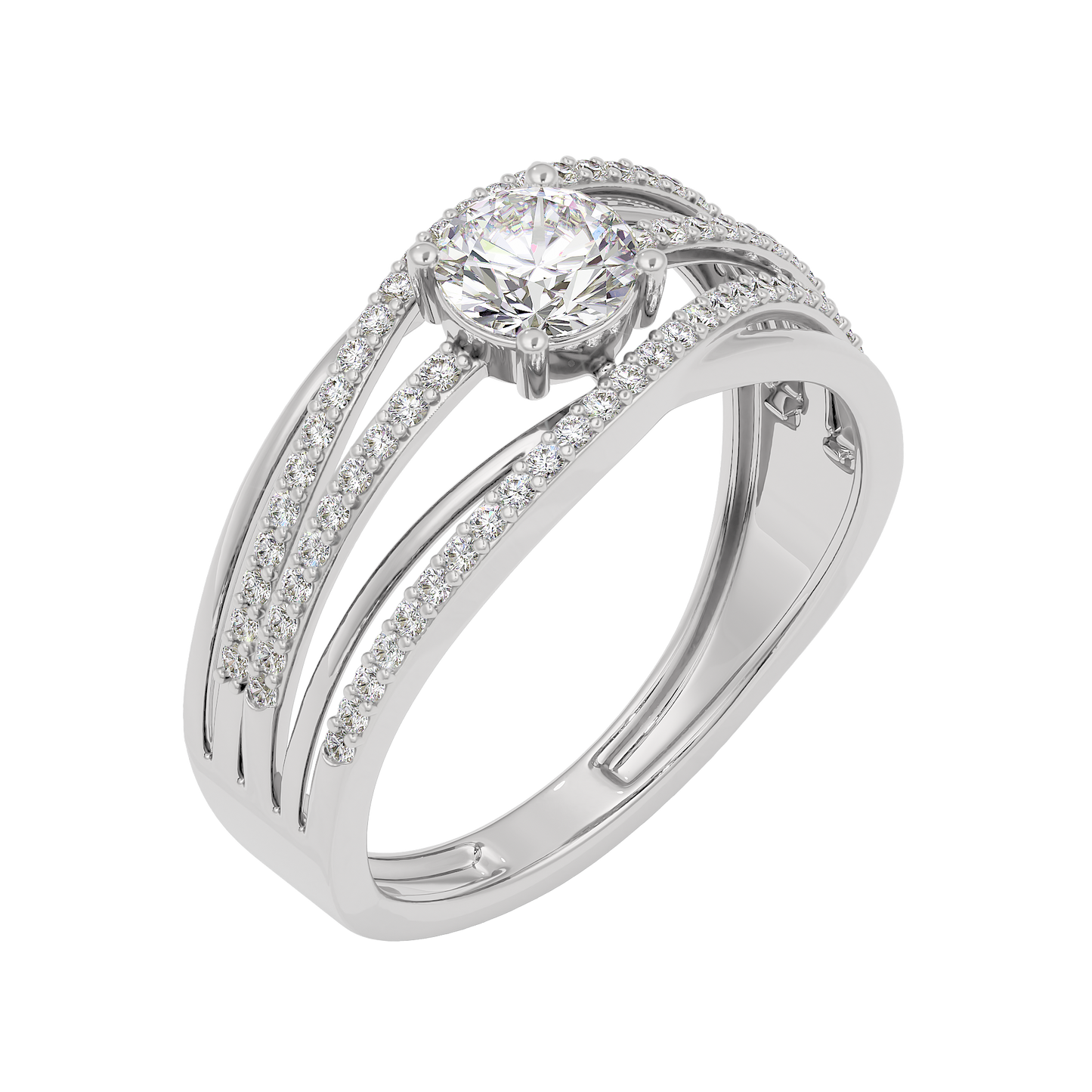 Moonlight Spark Diamond Ring