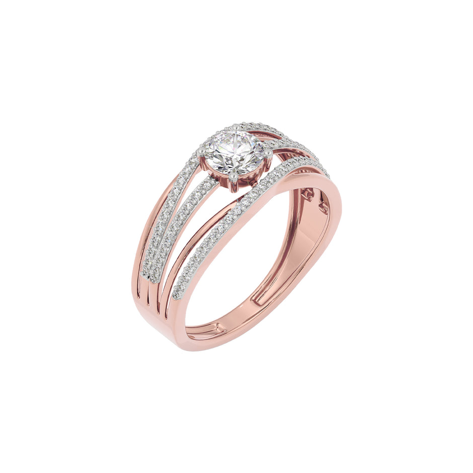 Moonlight Spark Diamond Ring