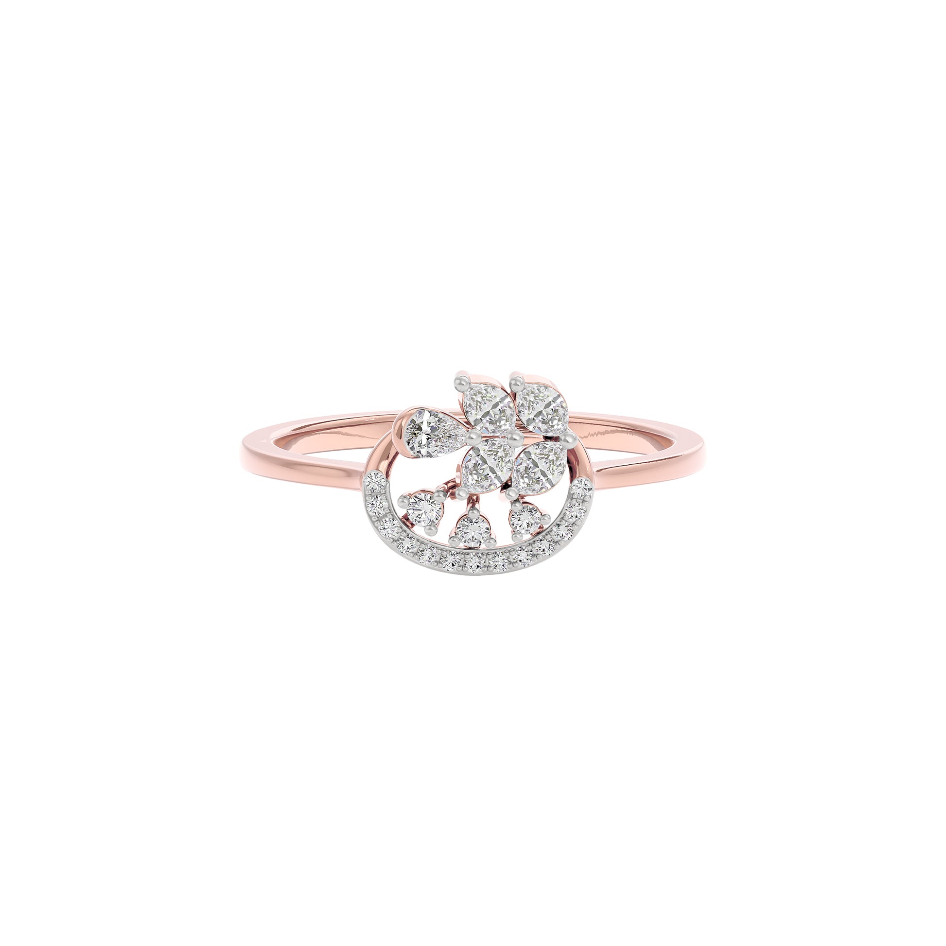 Enchanted Moment Diamond Ring 18 KT / Rose Gold / 22