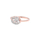Enchanted Moment Diamond Ring 18 KT / Rose Gold / 22
