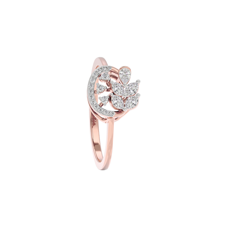 Enchanted Moment Diamond Ring 18 KT / Rose Gold / 22