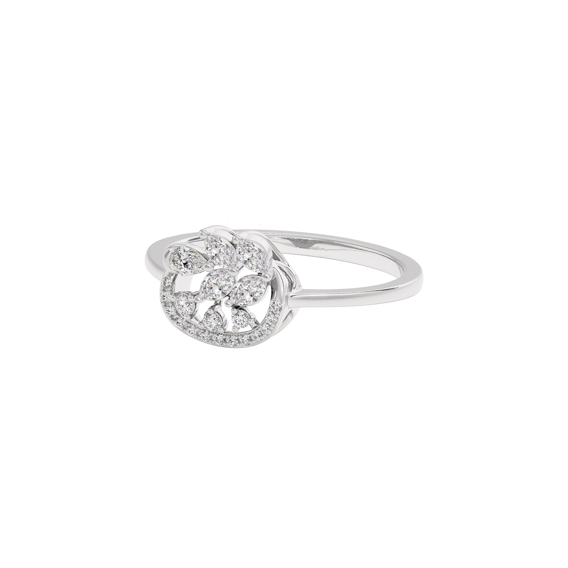 Enchanted Moment Diamond Ring 18 KT / White Gold / 22