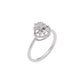 Enchanted Moment Diamond Ring 18 KT / White Gold / 22