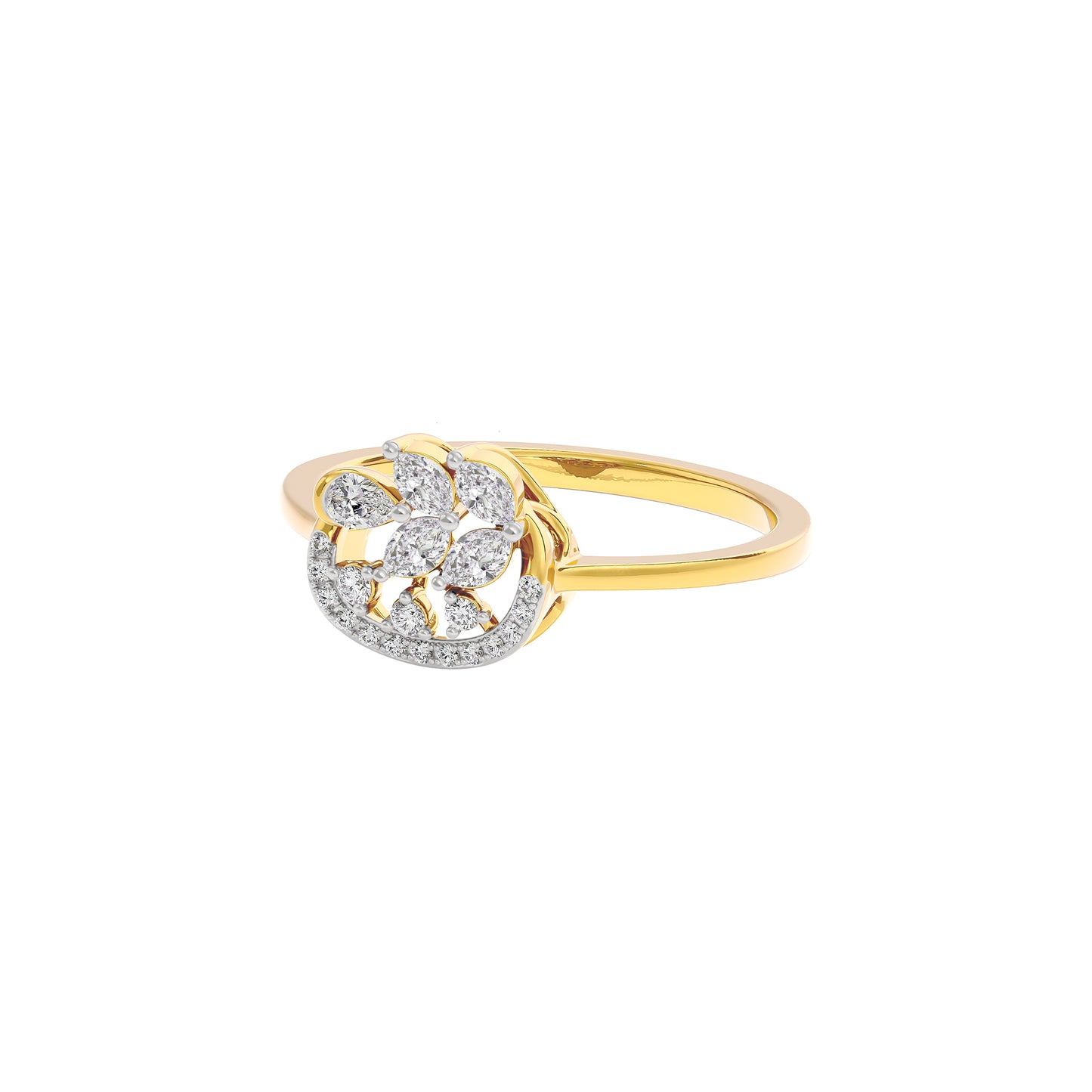 Enchanted Moment Diamond Ring 18 KT / Yellow Gold / 22