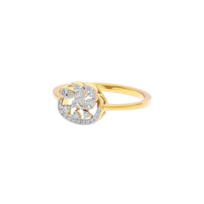 Enchanted Moment Diamond Ring 18 KT / Yellow Gold / 22