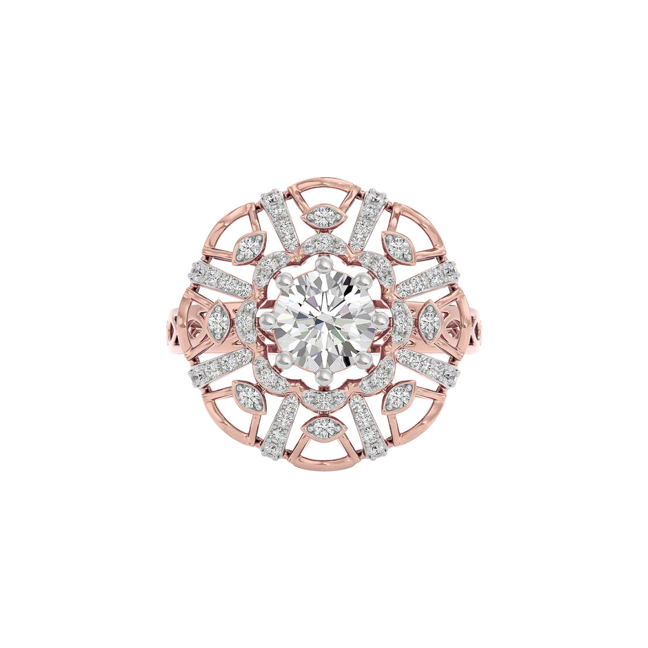 Dreamweaver Diamond Ring 18 KT / Rose Gold / 22