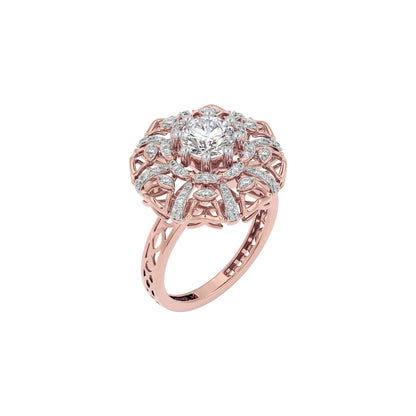 Dreamweaver Diamond Ring 18 KT / Rose Gold / 22