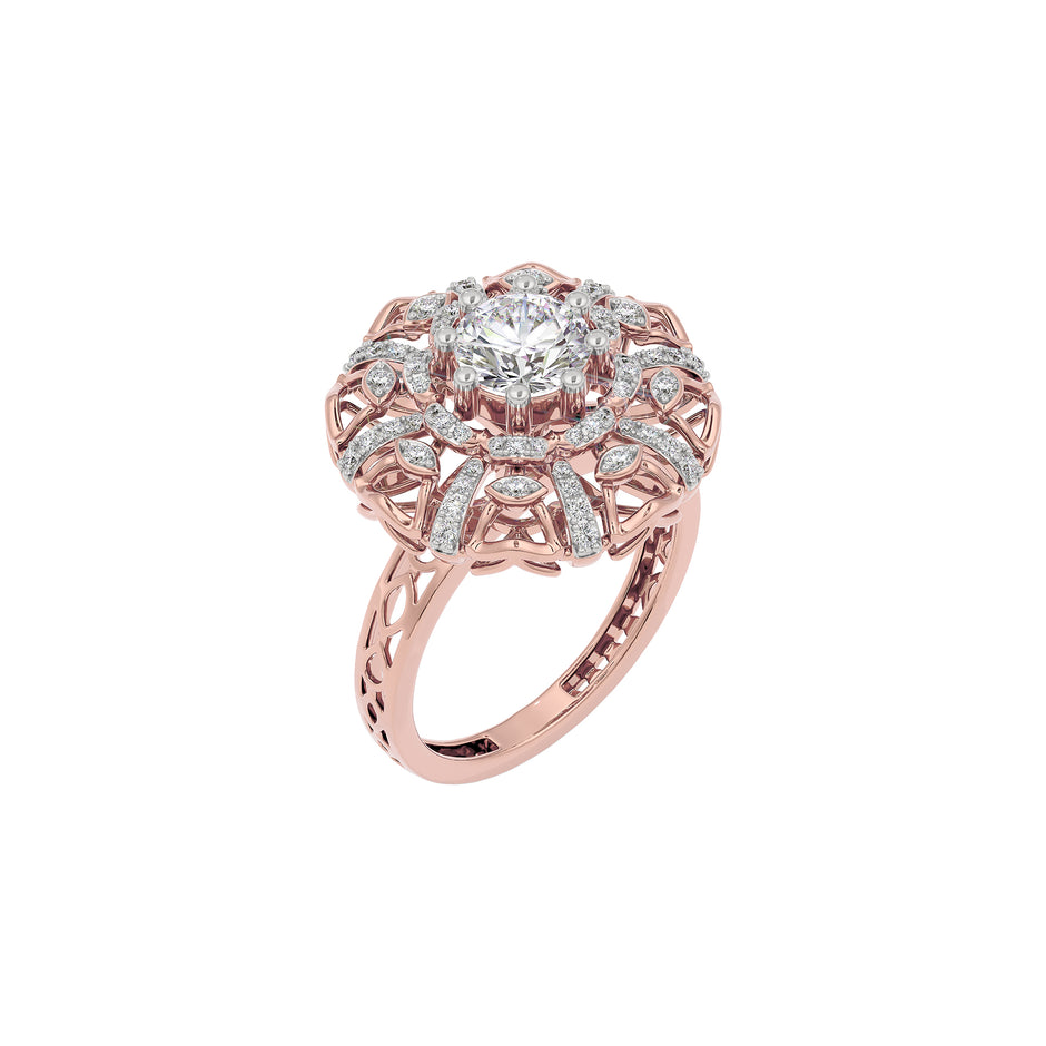 Dreamweaver Diamond Ring 18 KT / Rose Gold / 22