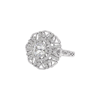 Dreamweaver Diamond Ring 18 KT / White Gold / 22