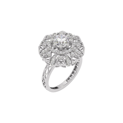 Dreamweaver Diamond Ring 18 KT / White Gold / 22