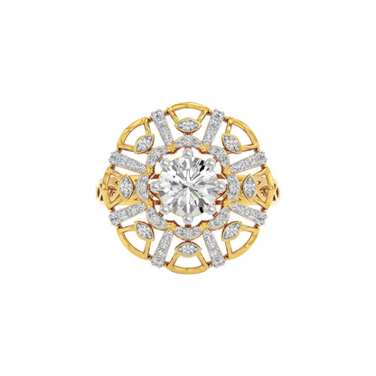 Dreamweaver Diamond Ring 18 KT / Yellow Gold / 22