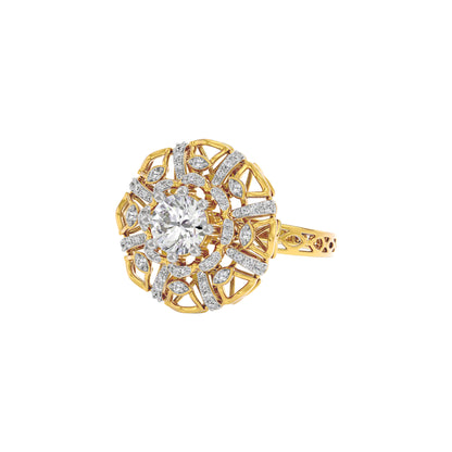 Dreamweaver Diamond Ring 18 KT / Yellow Gold / 22