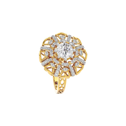 Dreamweaver Diamond Ring 18 KT / Yellow Gold / 22