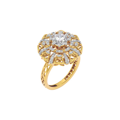 Dreamweaver Diamond Ring 18 KT / Yellow Gold / 22