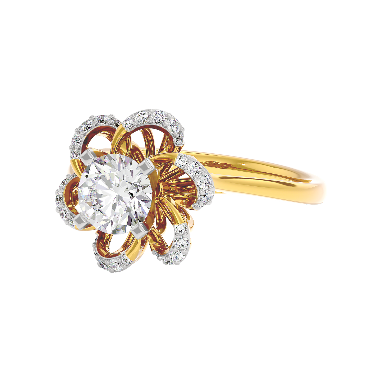 Glittering Dawn Diamond Ring