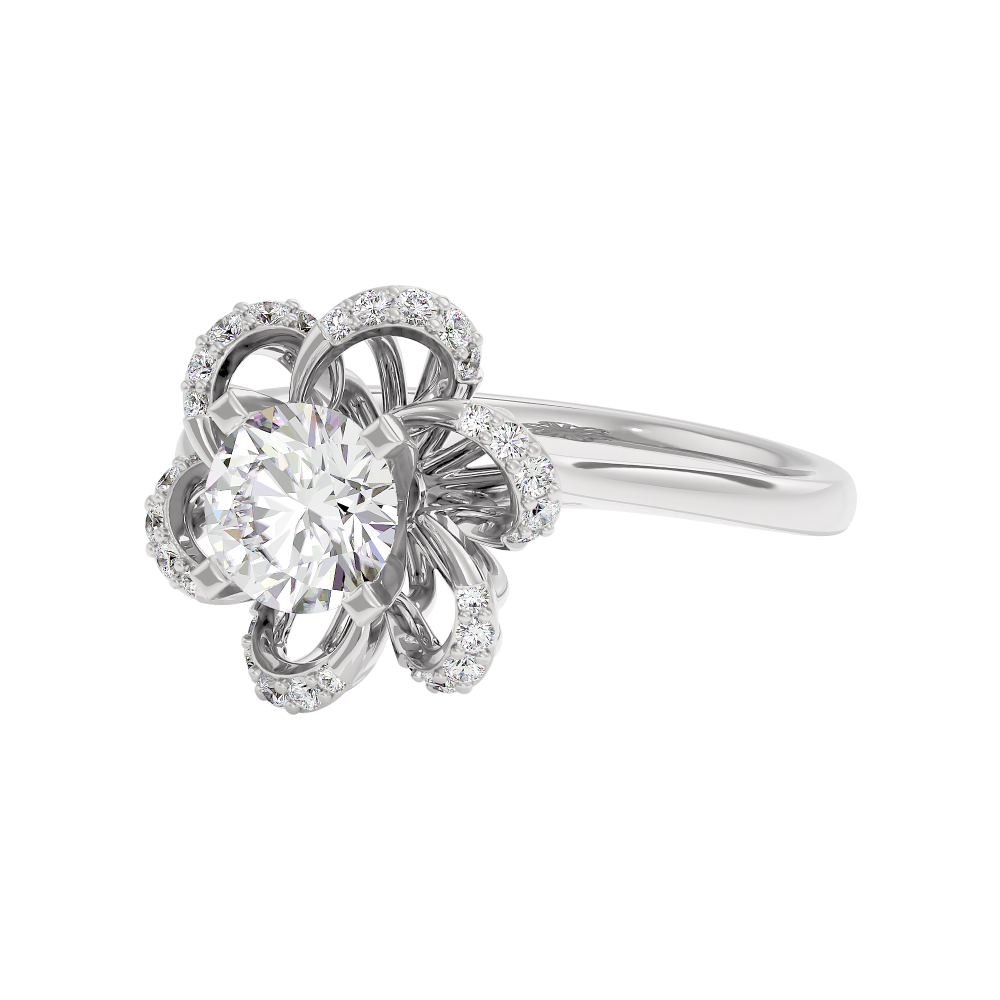 Glittering Dawn Diamond Ring