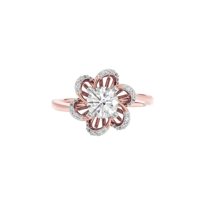 Glittering Dawn Diamond Ring 18 KT / Rose Gold / 22