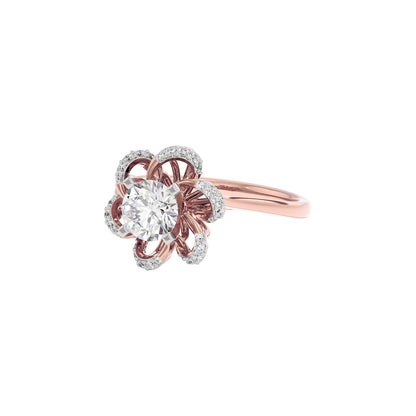 Glittering Dawn Diamond Ring 18 KT / Rose Gold / 22