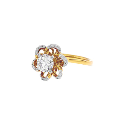 Glittering Dawn Diamond Ring 18 KT / Yellow Gold / 22