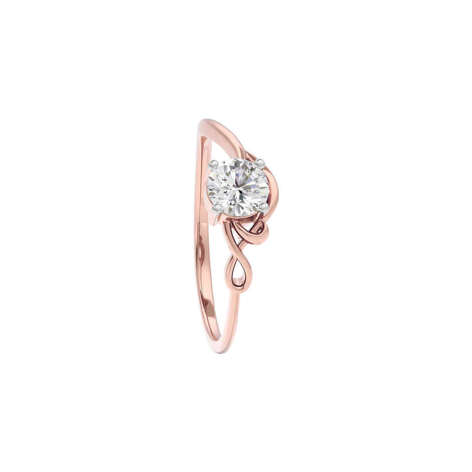 Infinite Charm Diamond Ring 18 KT / Rose Gold / 22