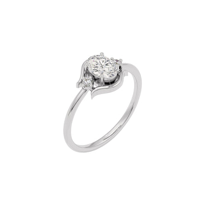 Luna Essence Diamond Ring 18 KT / White Gold / 22
