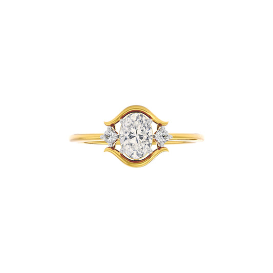 Luna Essence Diamond Ring 18 KT / Yellow Gold / 22