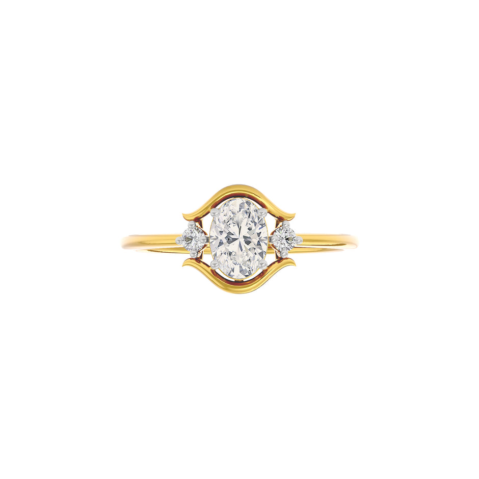 Luna Essence Diamond Ring 18 KT / Yellow Gold / 22