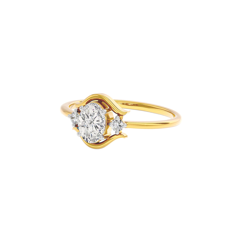 Luna Essence Diamond Ring 18 KT / Yellow Gold / 22