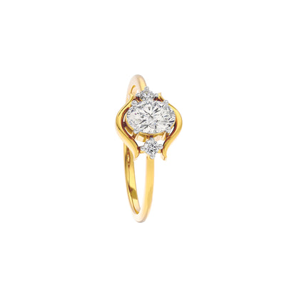 Luna Essence Diamond Ring 18 KT / Yellow Gold / 22
