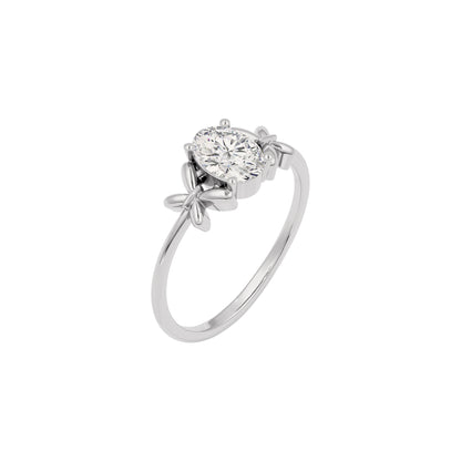 Mystic Veil Diamond Ring 18 KT / White Gold / 22