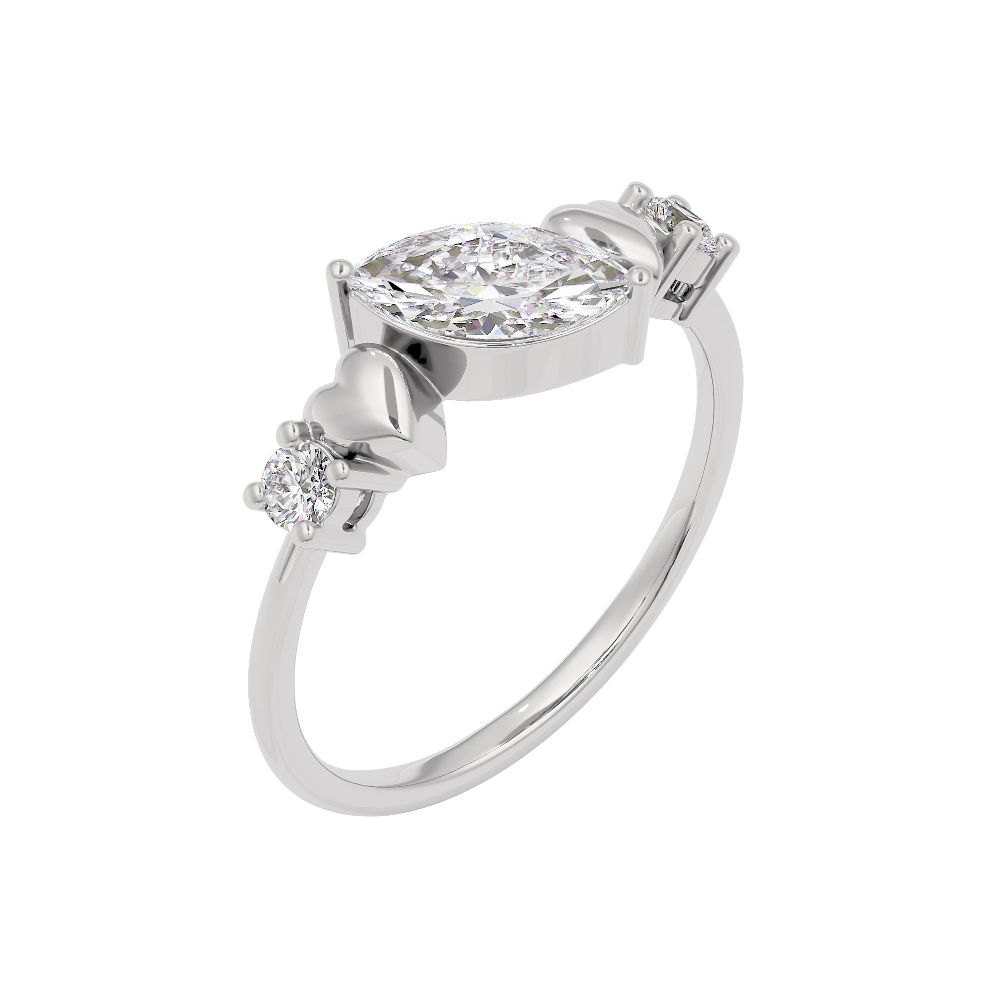 Silken Radiance Diamond Ring