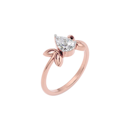 Crown Jewel Diamond Ring 18 KT / Rose Gold / 22