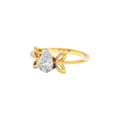 Crown Jewel Diamond Ring 18 KT / Yellow Gold / 22