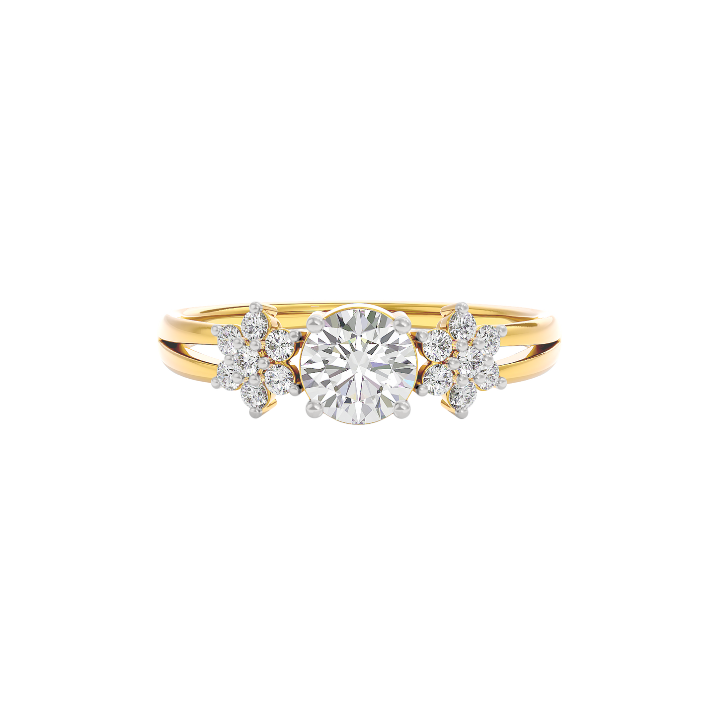 Serene Blossom Diamond Ring