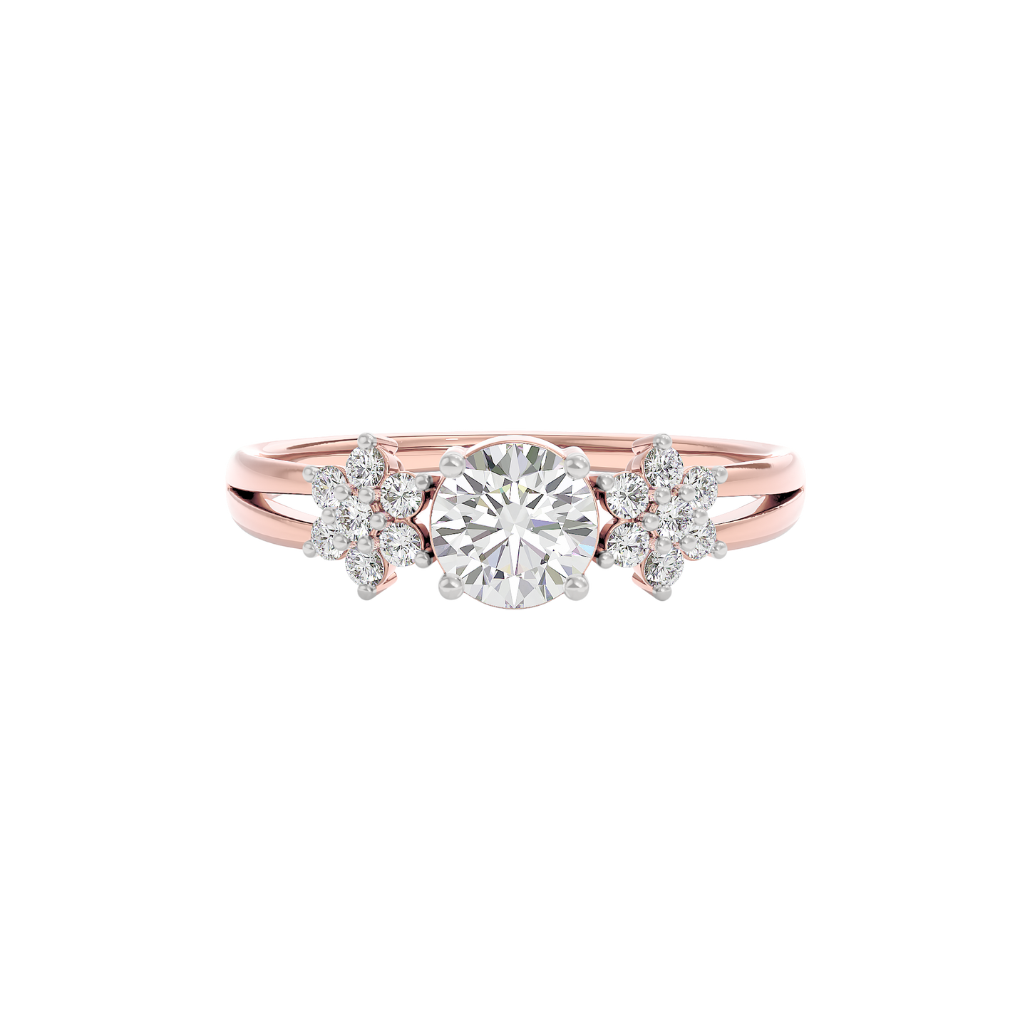 Serene Blossom Diamond Ring