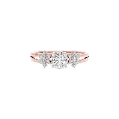 Serene Blossom Diamond Ring 18 KT / Rose Gold / 22