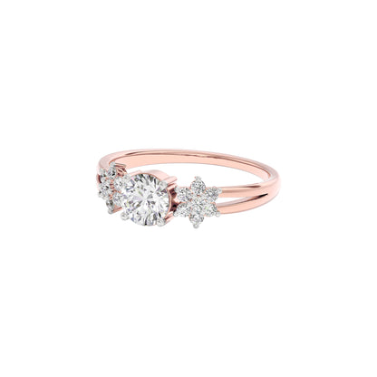 Serene Blossom Diamond Ring 18 KT / Rose Gold / 22