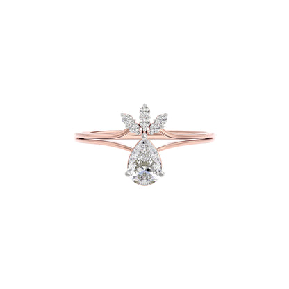 Aurora Essence Diamond Ring 18 KT / Rose Gold / 22