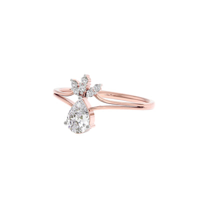 Aurora Essence Diamond Ring 18 KT / Rose Gold / 22