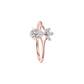 Aurora Essence Diamond Ring 18 KT / Rose Gold / 22