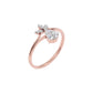 Aurora Essence Diamond Ring 18 KT / Rose Gold / 22